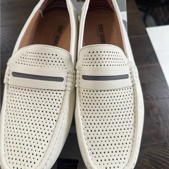 Stacy Adams Men's Cream Loafers - Picture 7 of 7